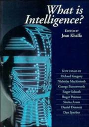 Cover of: What is Intelligence? (Darwin College Lectures)