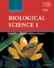 Cover of: Biological Science 1: Organisms, Energy and Environment (Advanced Biology)