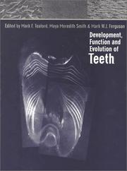 Cover of: Development, Function and Evolution of Teeth by 