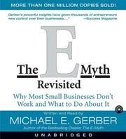 Cover of: The E-Myth Revisited CD : Why Most Small Businesses Don't Work and What to do about it