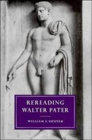 Cover of: Rereading Walter Pater