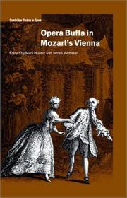 Cover of: Opera buffa in Mozart's Vienna by edited by Mary Hunter and James Webster.