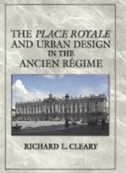 Cover of: The place royale and urban design in the ancient régime