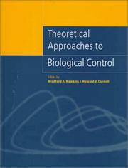 Cover of: Theoretical approaches to biological control