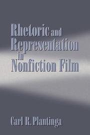 Cover of: Rhetoric and representation in nonfiction film