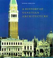 A history of Venetian architecture by Ennio Concina