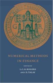 Cover of: Numerical methods in finance
