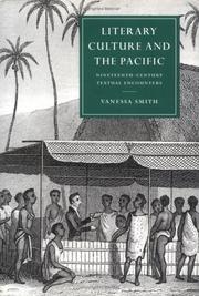 Cover of: Literary culture and the Pacific by Vanessa Smith