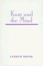 Kant and the mind by Andrew Brook