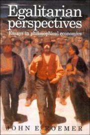 Cover of: Egalitarian Perspectives by John E. Roemer, John E. Roemer