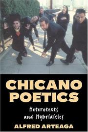 Cover of: Chicano poetics by Alfred Arteaga