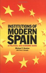 Cover of: Institutions of modern Spain by Michael T. Newton