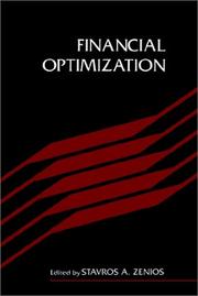 Cover of: Financial Optimization