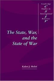 Cover of: The state, war, and the state of war