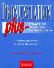 Cover of: Pronunciation plus | Martin Hewings