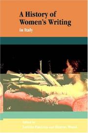 Cover of: A History of Women's Writing in Italy by 