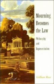 Cover of: Mourning becomes the law: philosophy and representation