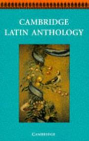 Cover of: Cambridge Latin Anthology (Cambridge Latin Course) by Cambridge School Classics Project
