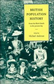 Cover of: British population history by edited by Michael Anderson.