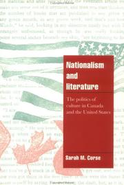 Cover of: Nationalism and literature by Sarah M. Corse