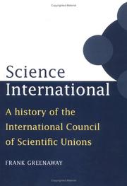 Cover of: Science international: a history of the International Council of Scientific Unions