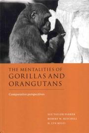 Cover of: The Mentalities of Gorillas and Orangutans: Comparative Perspectives