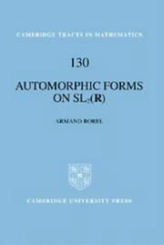 Cover of: Automorphic forms on SL₂(R)