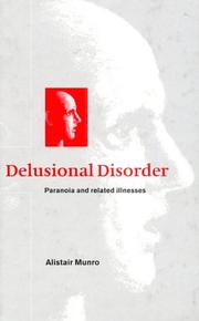 Cover of: Delusional disorder by Alistair Munro