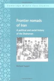 Cover of: Frontier nomads of Iran | Richard Tapper