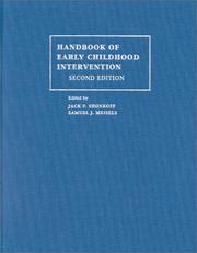 Handbook of Early Childhood Intervention by Jack P. Shonkoff, Samuel J. Meisels, Edward Zigler