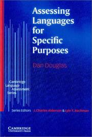 Cover of: Assessing Languages for Specific Purposes (Cambridge Language Assessment)
