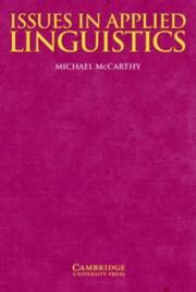 Cover of Issues in Applied Linguistics (Cambridge Introduction to Applied Linguistics)