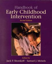 Cover of: Handbook of Early Childhood Intervention by 