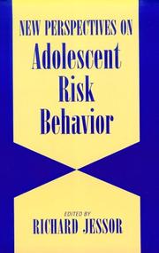 Cover of: New perspectives on adolescent risk behavior