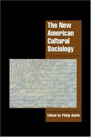 Cover of: The new American cultural sociology