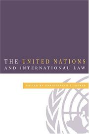 Cover of: The United Nations and international law