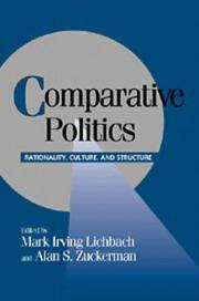 Comparative politics by Mark Irving Lichbach, Alan S. Zuckerman