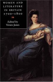 Cover of: Women and literature in Britain, 1700-1800