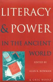 Cover of: Literacy and Power in the Ancient World