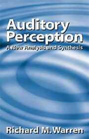 Cover of: Auditory perception by Richard M. Warren
