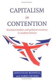Cover of: Capitalism in Contention | Jonathan Boswell