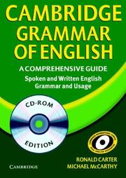 Cambridge Grammar of English by Ronald Carter, Michael McCarthy