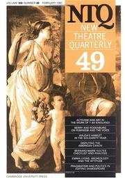 Cover of: New Theatre Quarterly 49 (New Theatre Quarterly)