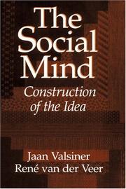 Cover of: The Social Mind by Jaan Valsiner, Rene van der Veer