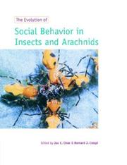 Cover of: The evolution of social behavior in insects and arachnids