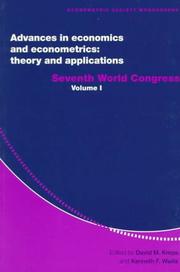 Cover of: Advances in economics and econometrics by edited by David M. Kreps and Kenneth F. Wallis.
