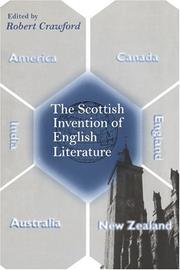 Cover of: The Scottish invention of English literature by edited by Robert Crawford.