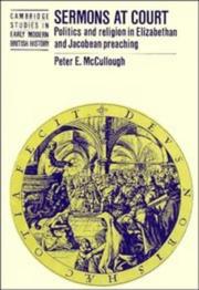 Sermons at court by Peter E. McCullough