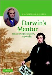Darwin's mentor by S. M. Walters, E. A. Stow