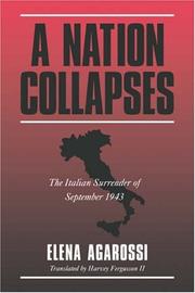 Cover of: A nation collapses | Elena Aga Rossi